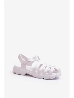 Dámské pěnové sandály římské bílé Gasaria