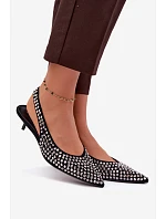 Dámské sandály Kitten Heel s přezkami Černé Madden Dámské sandály Kitten Heel s přezkami Černé Madden