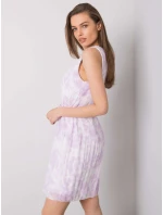 Šaty D50039Y30185B světle fialové