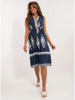 Šaty DHJ SK 12616.13 tmavě modré Šaty DHJ SK 12616.13 tmavě modré