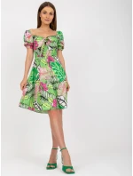 Šaty DHJ SK 15836.51 světle zelená