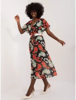 DHJ SK 17258 šaty.01 černá a červená