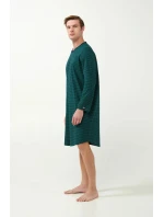 Vamp - Pánská noční košile  21604 zeleno-černá - Vamp