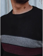 Pánský černý svetr FashionStreet WX2209