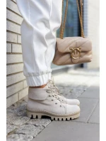 Semišové boty Trapper Tiered Světle šedá Dalles