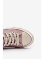 Nízké dámské tenisky Big Star NN274270 Růžové