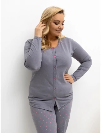 Pyžamo DU PI FP 505.05P tmavě šedé