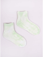Yoclub Dívčí kotníkové bavlněné ponožky Tie Dye 3-Pack SKS-0091U-0000 Multicolour