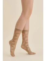 TENKÉ PONOŽKY - VZOR PANTOFLE