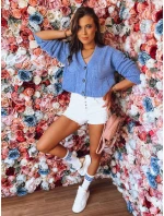 SISTERS dámský svetr modrý FashionStreet MY1963z SISTERS dámský svetr modrý FashionStreet MY1963z