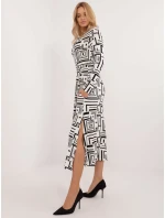 LK SK šaty 509797.27 bílá a černá LK SK šaty 509797.27 bílá a černá