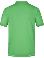 Daiber JN 569 Pánské žerzejové elastické polo 02.0569 lime green/white