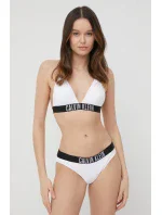 Dámské plavkové kalhotky KW0KW01859 YCD bílé - Calvin Klein Dámské plavkové kalhotky KW0KW01859 YCD bílé - Calvin Klein