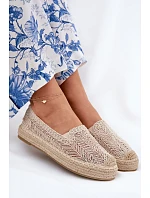 Dámské espadrilky 17392 béžové - Vincenza
