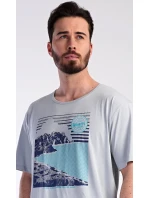 Pánská noční košile s krátkým rukávem Wander