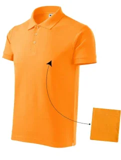 Bavlněná polokošile Malfini M MLI-212A2 s mandarinkovým vzorem