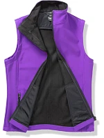 Result R 232M Pánská 2-vrstvá softshell vesta "Printable" 30.232M purple/black