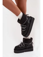 Sněhule na platformě D.Franklin DFSH371015 Černé Sněhule na platformě D.Franklin DFSH371015 Černé