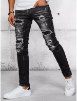 Šedé pánské džínové kalhoty Dstreet UX3942