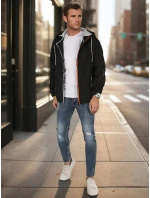 Pánská přechodná bunda černá FashionStreet TX4700 Pánská přechodná bunda černá FashionStreet TX4700