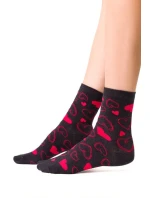 Dámské ponožky Steven art.136 Srdce