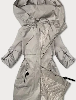 Světle béžová dámská bunda typu větrovka S'West (B8357-26)