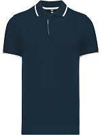 Kariban K 245 Pánské kontrastní piqué polo 20.K245 navy/white/light turquoise Kariban K 245 Pánské kontrastní piqué polo 20.K245 navy/white/light turquoise