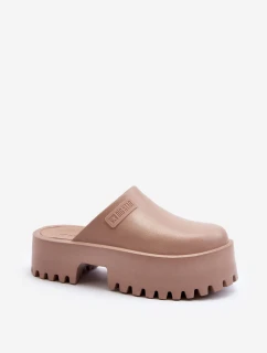 Dámské žabky na masivní podrážce Big Star NN274015 Bílé