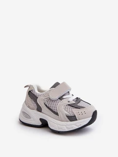 Dětské Sportovní Tenisky Na Suchý Zips Šedé Rulagia