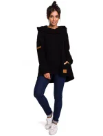 B131 Svetr s vysokým límcem - indigo B131 Svetr s vysokým límcem - indigo