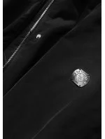 Černá oboustranná dámská zimní bunda (m-210a5) Černá oboustranná dámská zimní bunda (m-210a5)