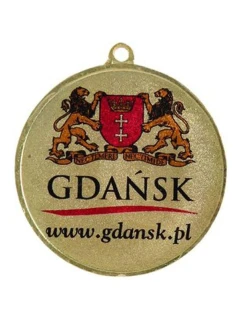 Zlatá medaile - běh - ocelová medaile s potiskem luxor jet