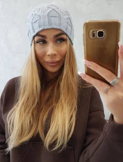 Fleecová čepice Sonia K201 modrá