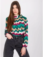 Halenka DHJ BZ 12311.49P tmavě zelená Halenka DHJ BZ 12311.49P tmavě zelená