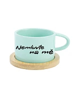 NEMLUVTE NA MĚ - mint hrníček makronka 200 ml NEMLUVTE NA MĚ - mint hrníček makronka 200 ml