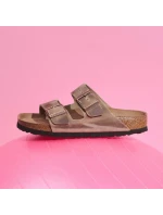 Birkenstock Arizona Soft Footbed Oiled Leather Tabacco Brown úzké žabky pro muže/dámy (0552813)