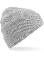 Beechfield B 50N Pletená čepice z bio bavlny 53.0050 light grey Beechfield B 50N Pletená čepice z bio bavlny 53.0050 light grey