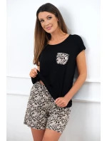 Italská móda Birma cr.r. cr.sp. barva:černá/potisk