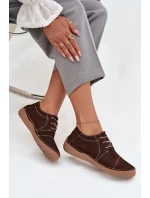 Kožené dámské polobotky s prošitím Artiker 57C2114 hnědé Kožené dámské polobotky s prošitím Artiker 57C2114 hnědé