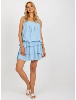 TW SK BI 8139 šaty.44 světle modrá TW SK BI 8139 šaty.44 světle modrá