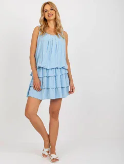 TW SK BI 8139 šaty.44 světle modrá