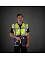 Yoko HVW 801 Hi-Vis multifunkční vesta 79.W801 paramedic green
