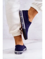 Dámské Tenisky Slip-on Big Star HH274011 Námořnická modrá Dámské Tenisky Slip-on Big Star HH274011 Námořnická modrá