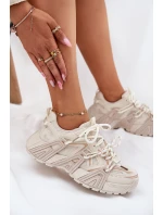 Tenisky Sportovní Boty Dámské Béžové Tonelli Tenisky Sportovní Boty Dámské Béžové Tonelli