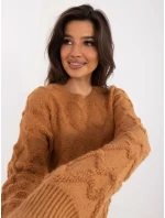 Jumper AT SW 2361.61 světle hnědý Jumper AT SW 2361.61 světle hnědý