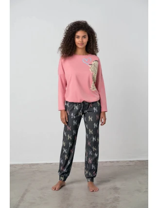 Dvoudílné dámské pyžamo Cassidy 17432 - Vamp