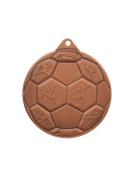 OCELOVÁ FOTBALOVÁ MEDAILE FI 50 MMC8850/B - BRONZOVÁ