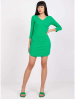 Zelené vypasované šaty v pruhu Danielle RUE PARIS