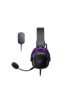 Herní sluchátka Havit H2002+U (černo-fialová)