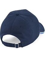 Beechfield B 25C 5 panelová kšiltovka "Authentic Piped Peak" 53.025C french navy/bright royal/white